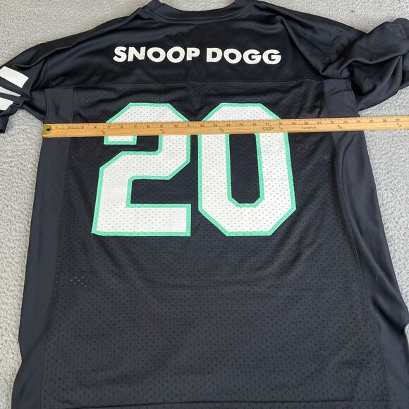 Vintage Snoop Dogg Jersey Mens Large Rap Tee Bush Death Row Records Mesh - Picture 8 of 11